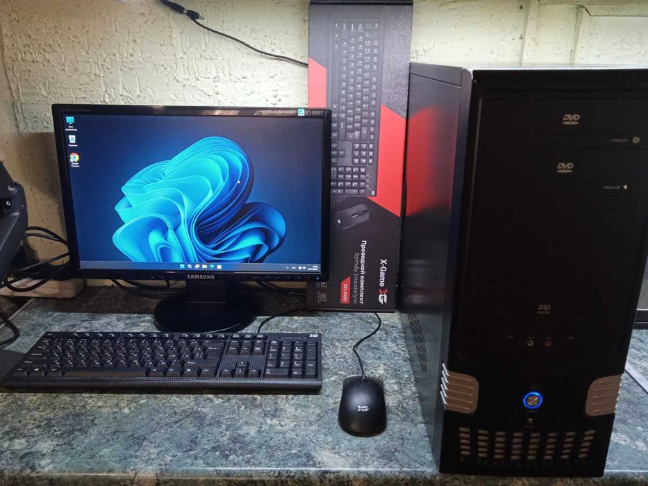 Компьютер полный комплект G3260, 3.30 GHz, 8Gb DDR3, Ssd 120, Hdd 160