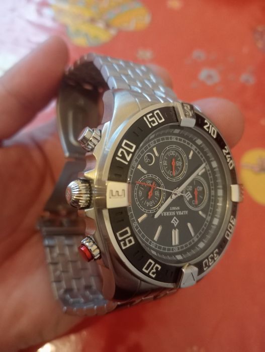 Ceas Alpha Sierra Spirit – cronograf, inox, original