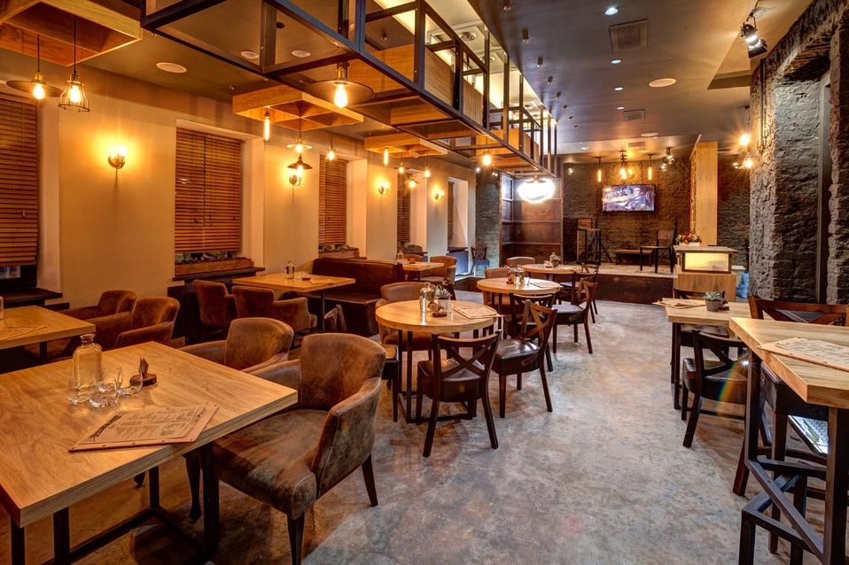 Кафе в ожиленном районе