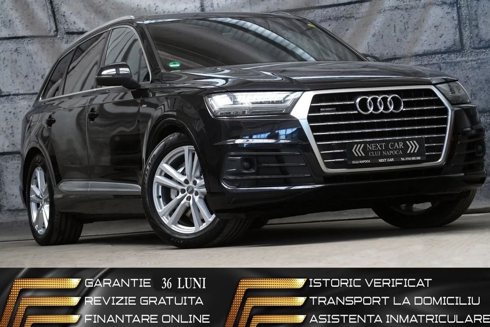 Audi Q7 GARANTIE 36 LUNI*RATE*DISTRIBUTIE*S-Line Plus*7 Locuri*Panorama*Full