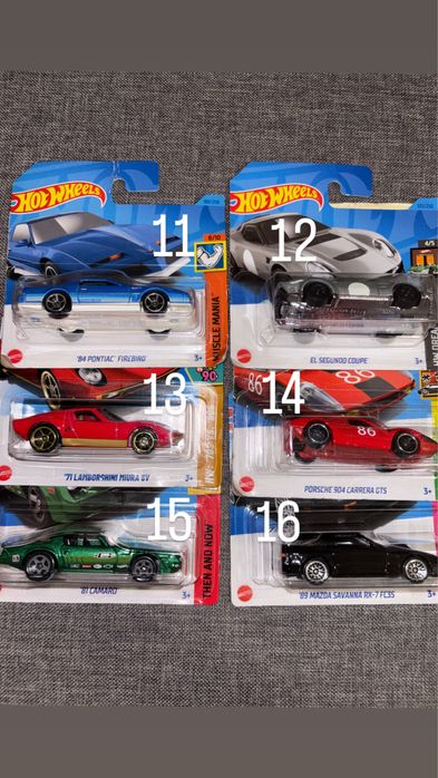 Hot Wheels колички различни видове