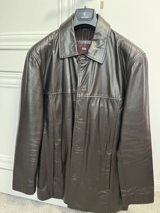 Geaca piele barbati, marimea 50
