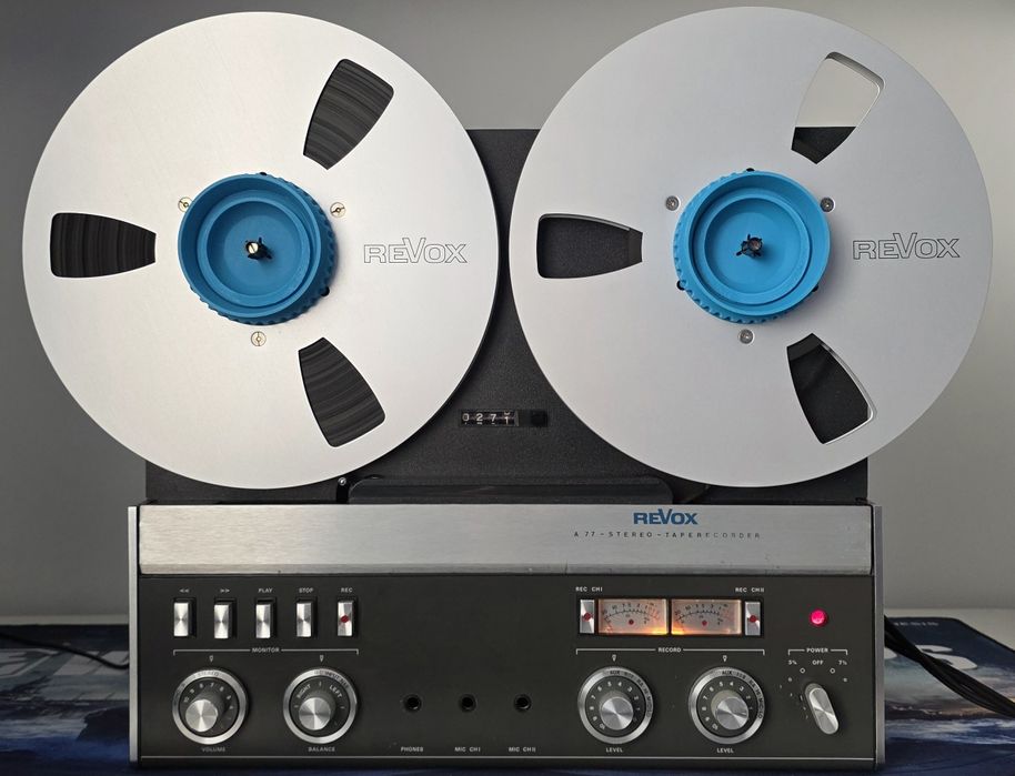 Revox A77 MK IV, двупистов, обслужен, пълен комплект.