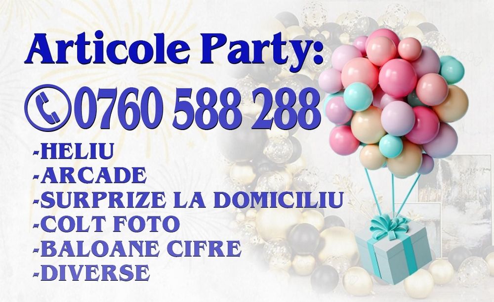 Heliu evenimente,petreceri cu diferite ocazii