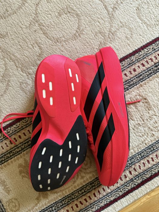 Adidasi alergare Adidas Adizero Evo Sl marime 45 1/3 rosu