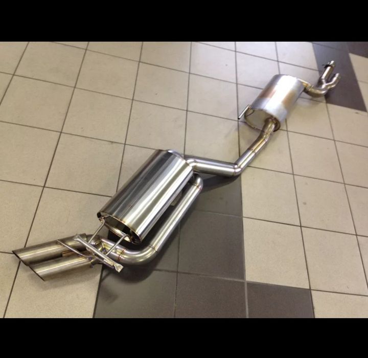 Выхлоп БМВ сварка