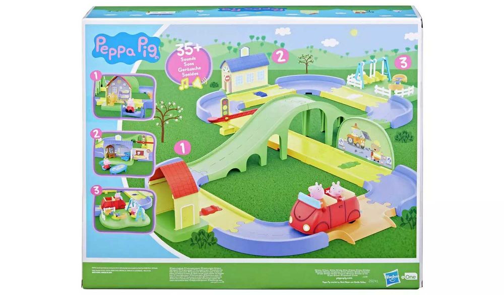 Пепа Пиг PEPPA PIG На разходка в града на Пепа Писта с кола Оригинален