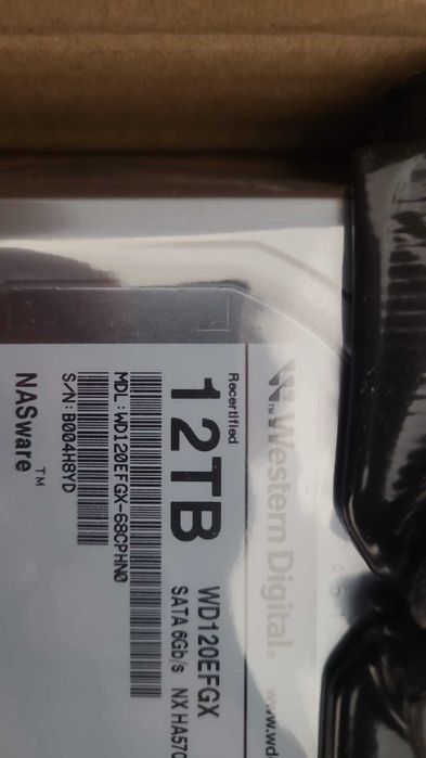 Hdd Western Digital WD Red Plus de 12TB ,nou, garantie , nas , storage