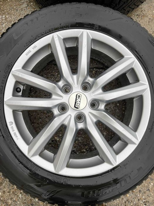 Jante aliaj R17 5x112 Audi Vw Skoda Seat anvelope de iarna 215 60 R17