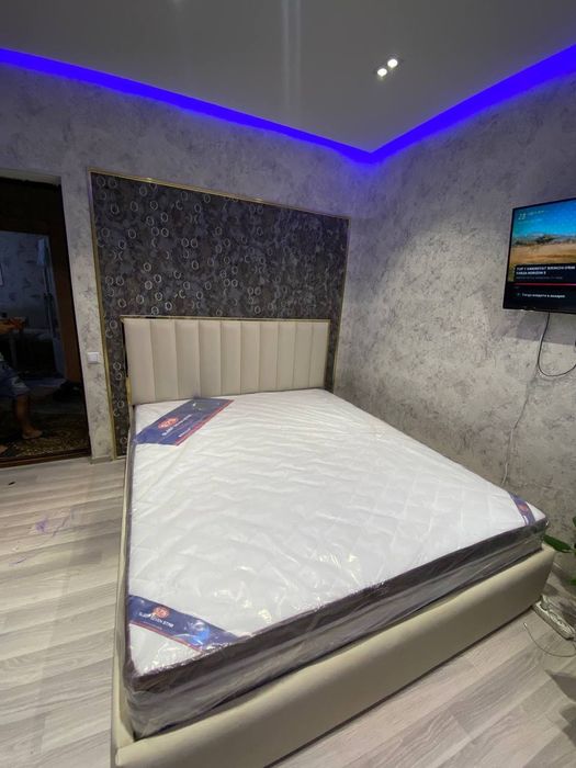 Kravat spalniy miyahki  кровать мягкий