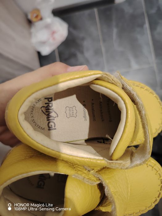 Нови Primigi 22 номер естествена кожа