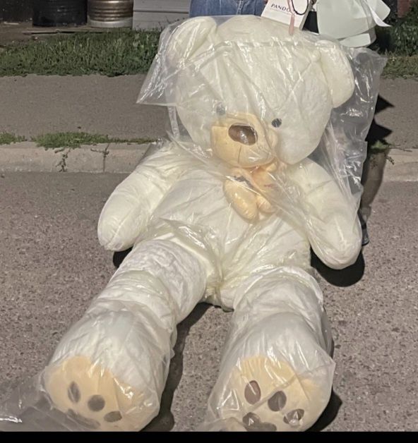 Мишка 2 метра белая