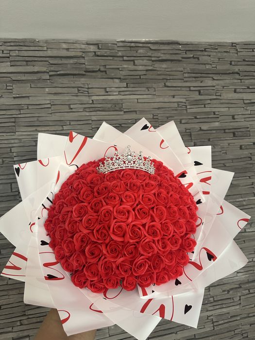 Buchet 101 trandafiri sapun