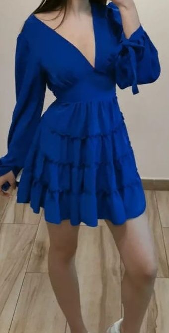 Rochie scurta albastra