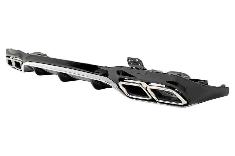 Заден дифузьор хром Mercedes-Benz E63s AMG Sedan W213 (2016-2019)