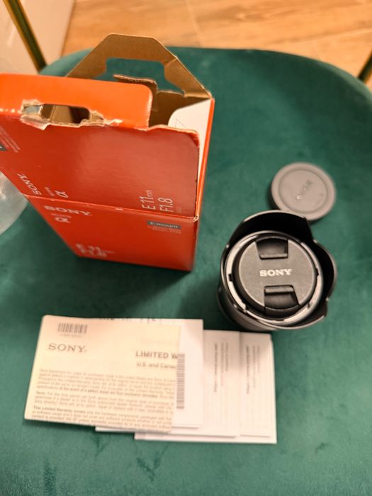 Lentila Sony E- mount  E 11mm,  F 1.8