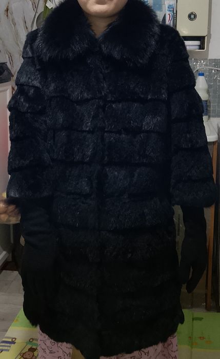 Шуба натуралка кролик