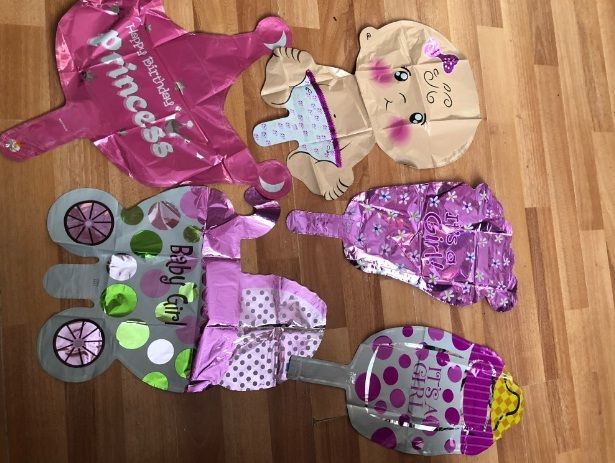 5 балона за бебе - изписване, питка, кръщене, рожден ден