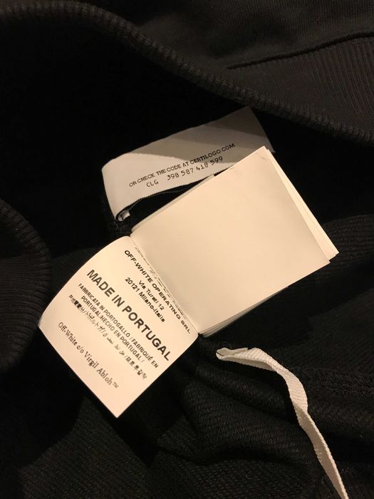 OFF-WHITE MOTIF ARROW print, суичър, размери: S,M,L,XL и XXL