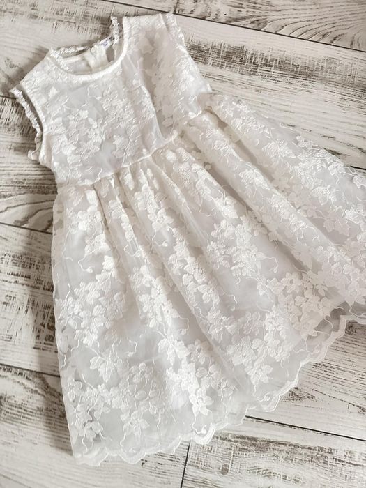 Сет детска рокля с жилетка размер 3-4 год.