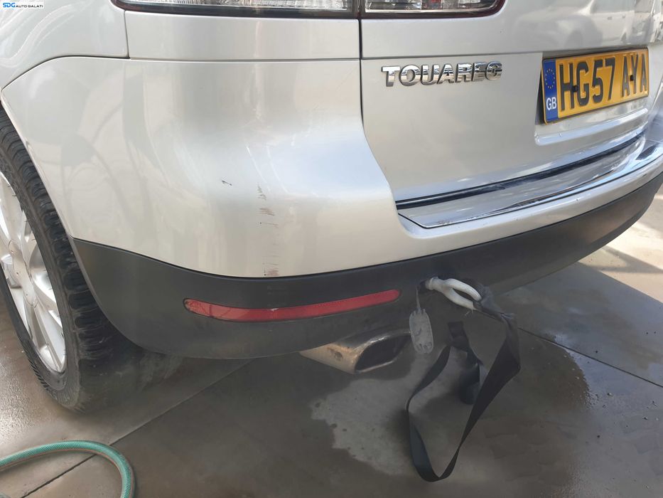 Bara Spoiler Spate cu Locas Senzori Parcare cu Defect Volkswagen Touareg 7L 2002 - 2010 Culoare LA7W [K8273]