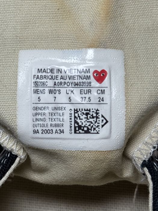 Adidasi Converse x Comme des Garcons Play