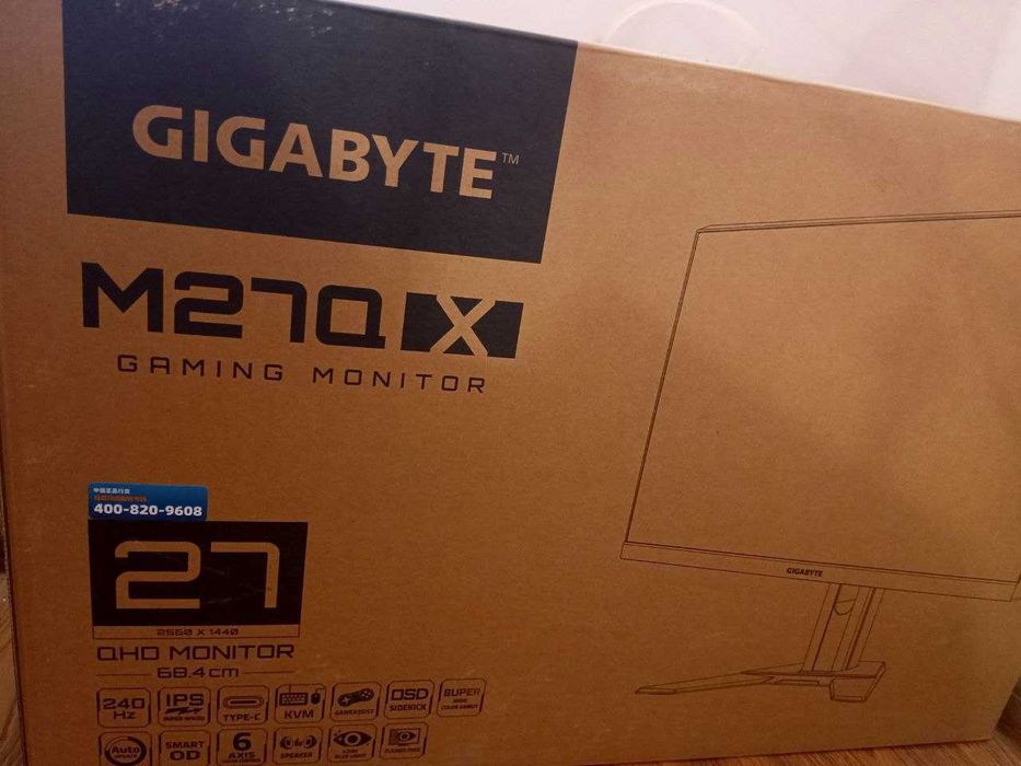 Продам монитор Gigabyte M27Q X 27"(240 Гц, 2K)/IPS/KVM/Speaker/SmartOD