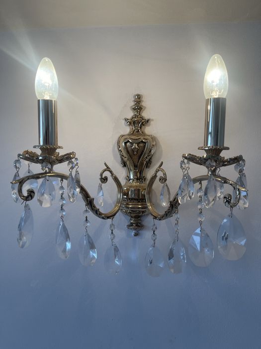 Продам настенное бра, хрусталь