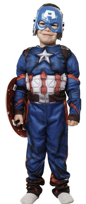 Продам костюм  Капитан Америка от Мarvel, на 5-6 лет