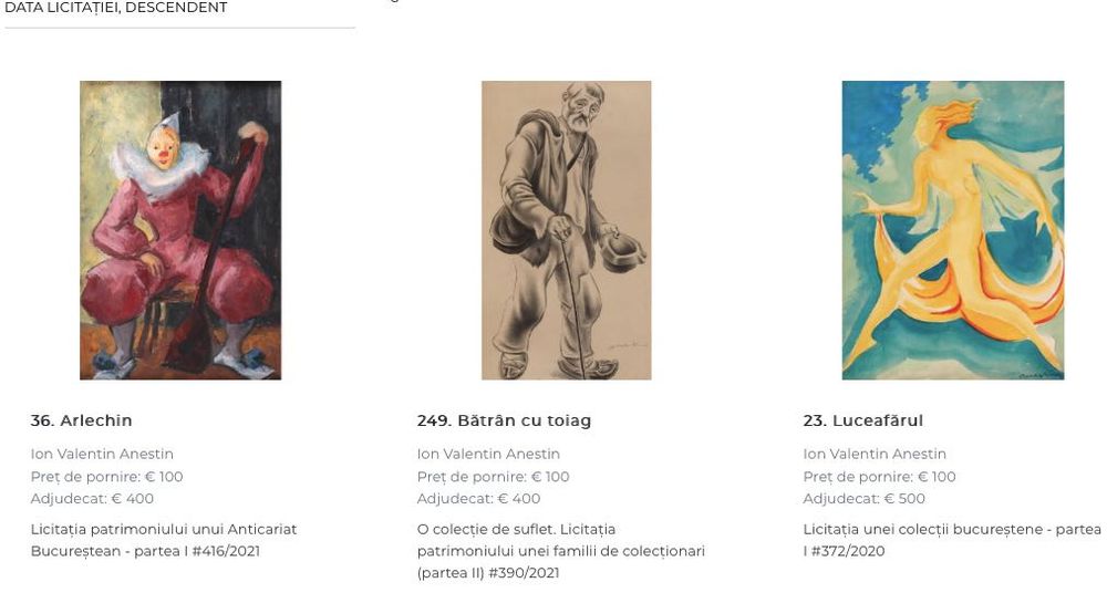 Ion Valentin ANESTIN – Nud - desen in carbune