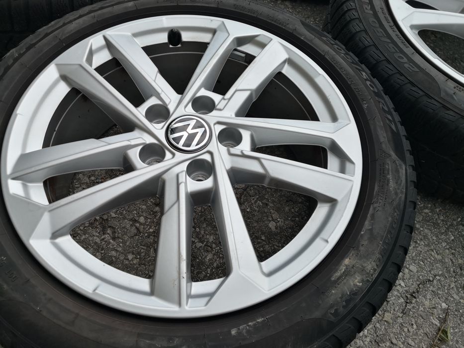 5х112 фолксваген шкода 5x112 volkswagen vw skoda 17 цола с гуми 205 50 17