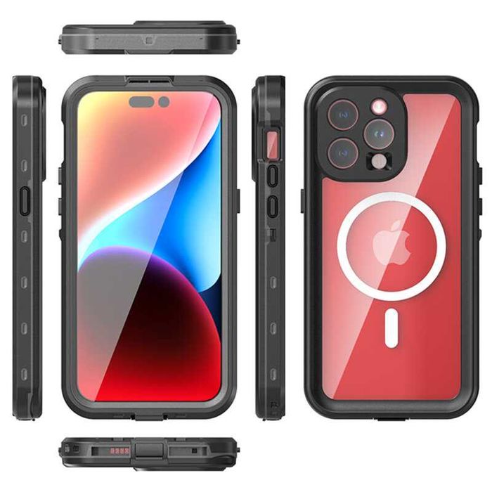 Husa antisoc 360 waterproof iPhone 16 Pro Max 17 Galaxy S24 Ultra S25