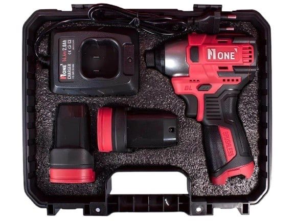 Аккумуляторный бесщеточный шуруповерт NUMBER ONE CDI14.4/2.0-PRO-BR-2B