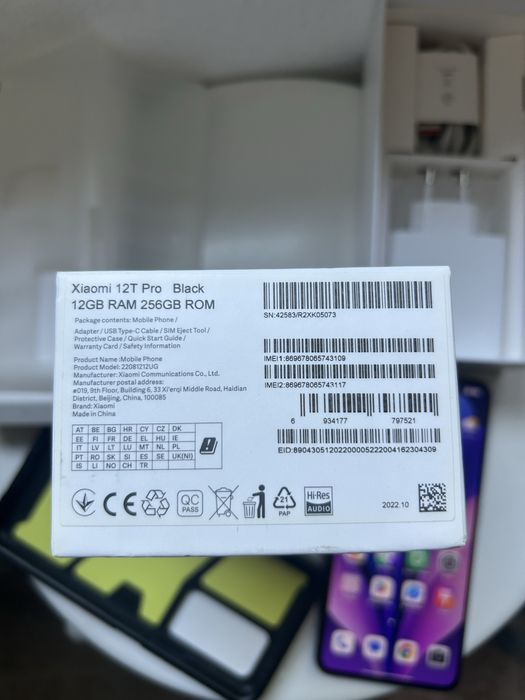 Xiaomi 12T Pro  Black