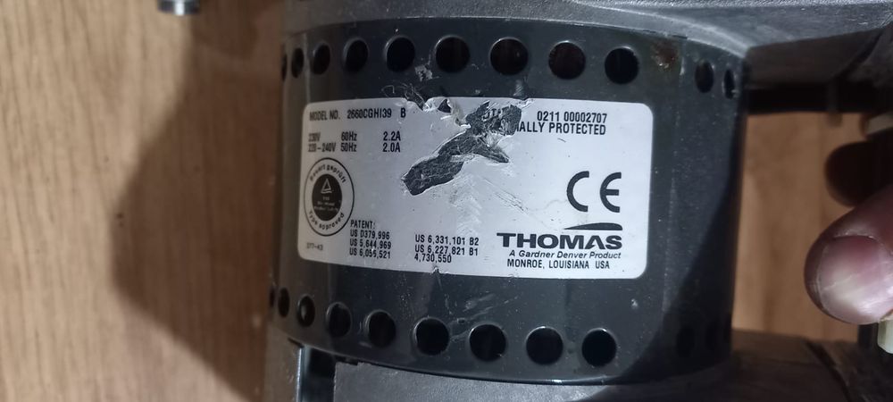 Компрессор Воздуха Томас На 220 Вольт. 2 Поршневой