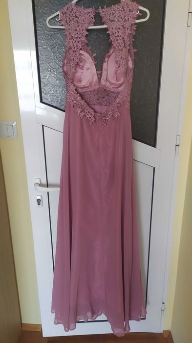 Официална дълга рокля размер М