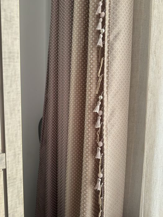 Продам шторы с тюлями и гардинами