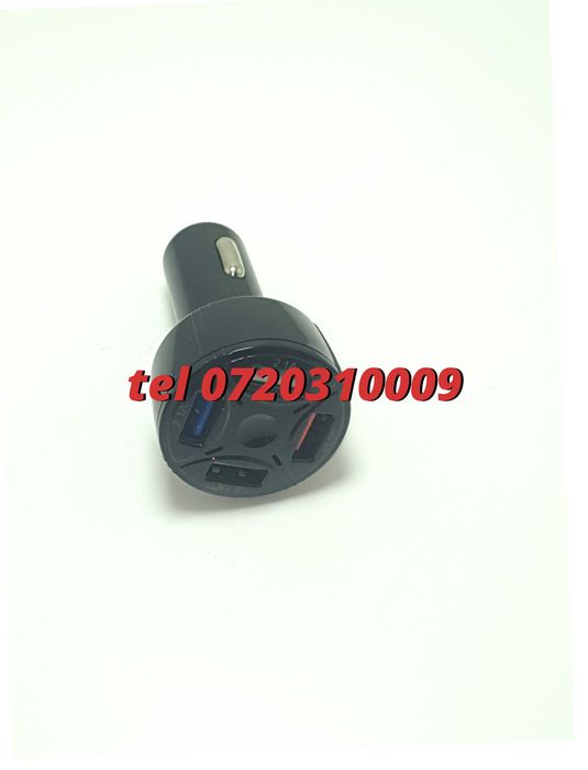 Incarcator Masina Auto 4 Porturi Bricheta Usb Qc Incarcare Rapida