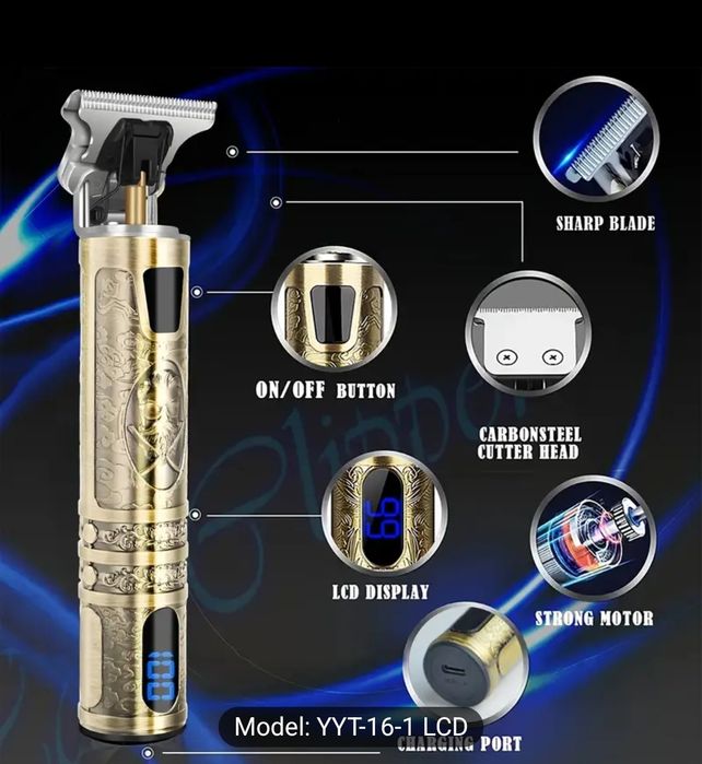 Mașina de Tuns Par și Barba cu LED