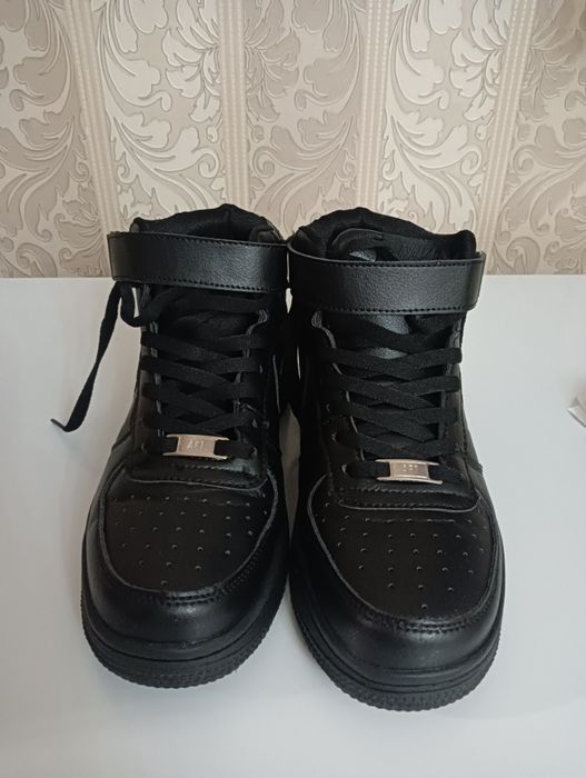 Aor force 1 mid black