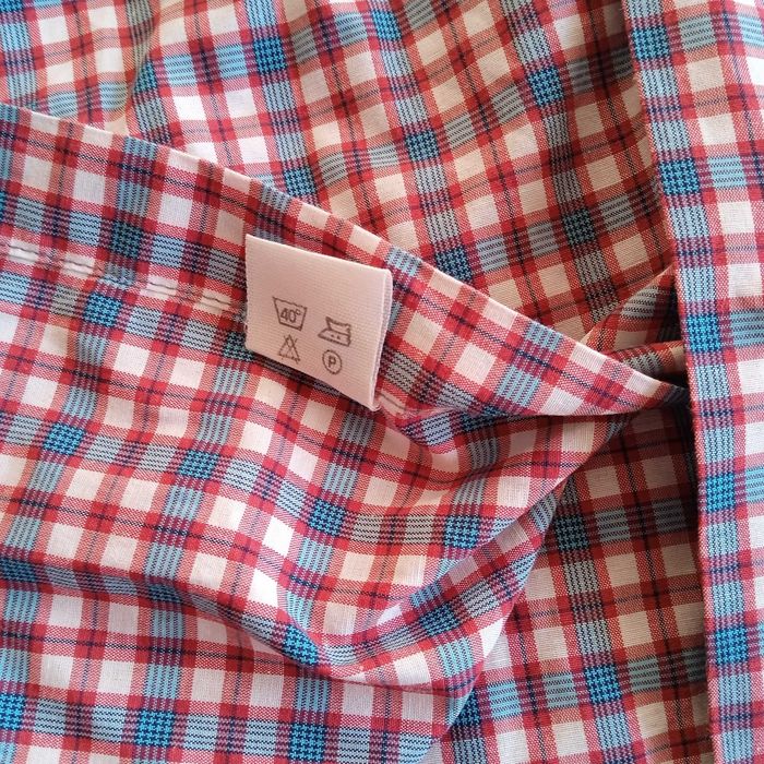 %SALE! КАТО НОВА JACK WOLFSKIN Size M оригинална карирана риза с къс ръкав Джак Улфскин Plaid Shirt