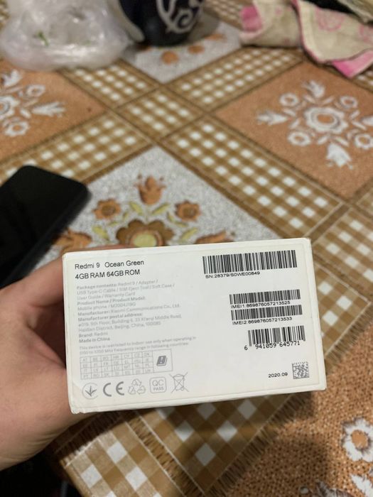 Redmi 9 ishlashi yaxshi karobka dak bor hamma joyi ishledi