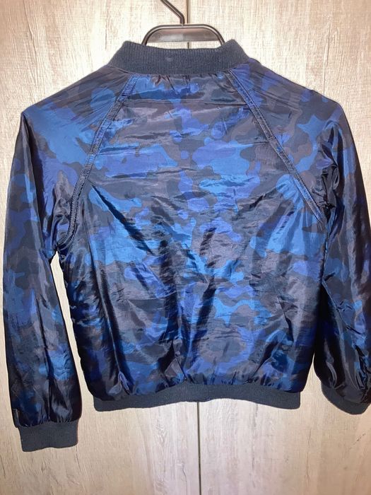 Детско яке синьо 122см