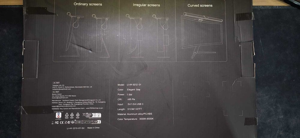 Lampă Monitor Quntis ScreenLinear HY212