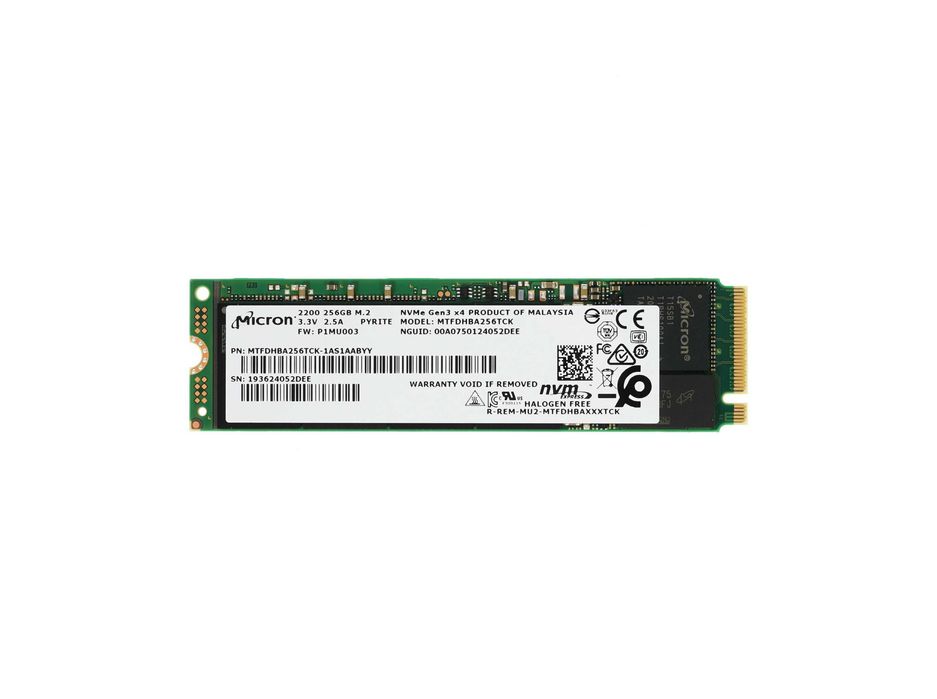 Твердотельный накопитель (SSD) Micron 256GB M.2 NVMe