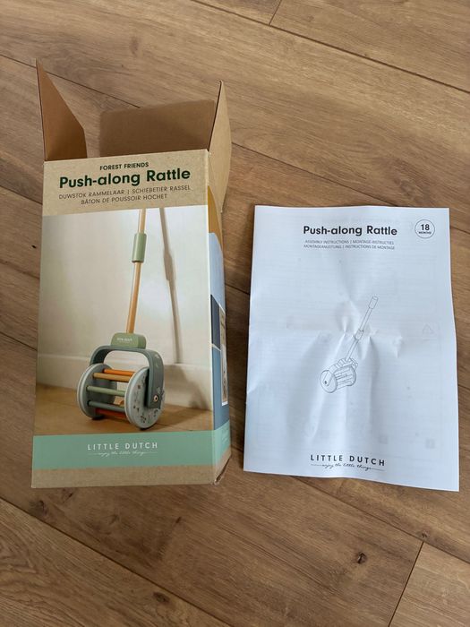 Jucarie impins lemn Little Dutch