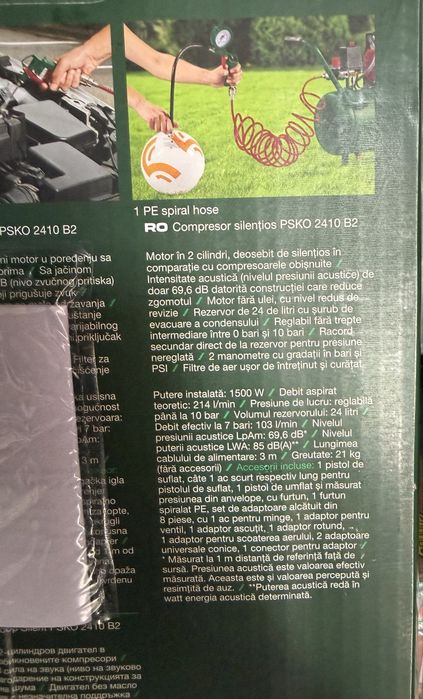 Compresor 24l Parkside