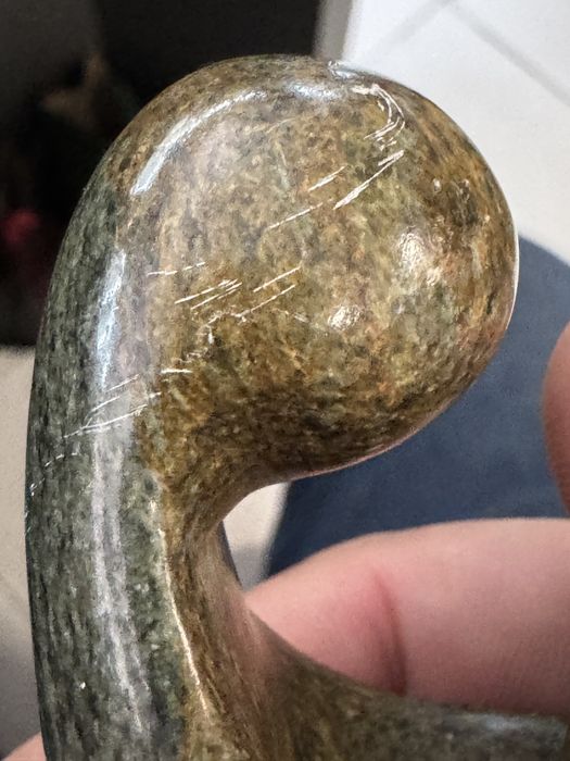 Sculptură din piatra naturala de serpentin