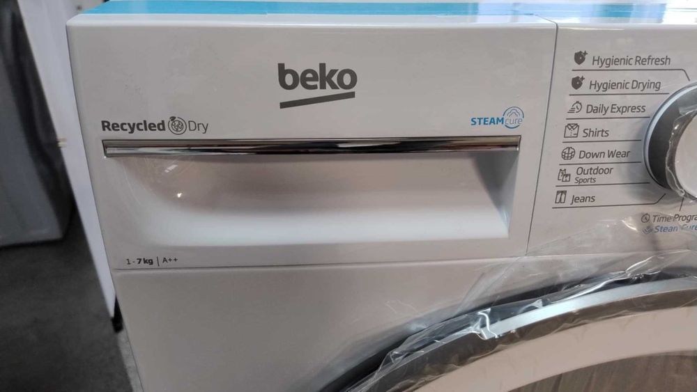 А++ Сушилня с термопомпа Beko-Беко 7 кг Slim SteamCure OptiSense