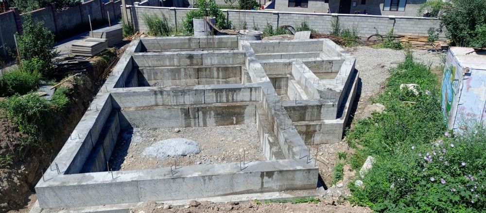 Фундамент құямыз (заливаем)